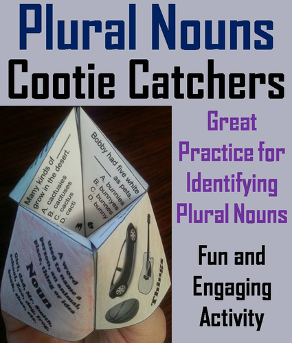 Plural Nouns Cootie Catchers