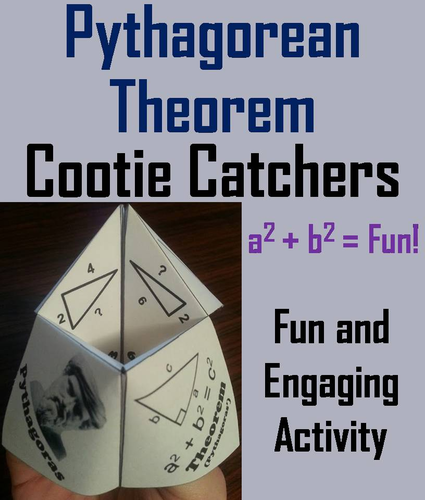 Pythagorean Theorem Cootie Catchers
