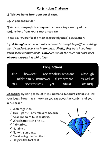 Comparative Conjunctions and Cohesive Devices 