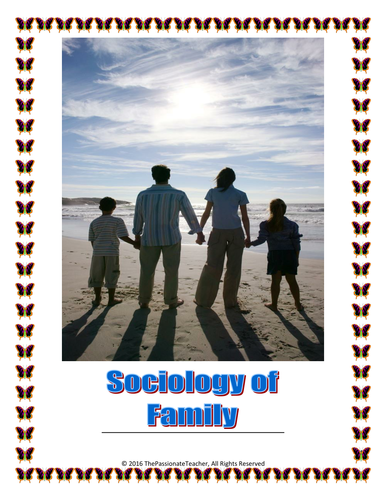 Sociology of Family Worksheet