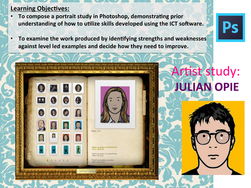 Create a Julian Opie inspired portrait using Photoshop CS4 