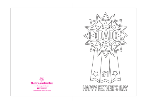 10 Father's Day Creative Card Templates to print and decorate