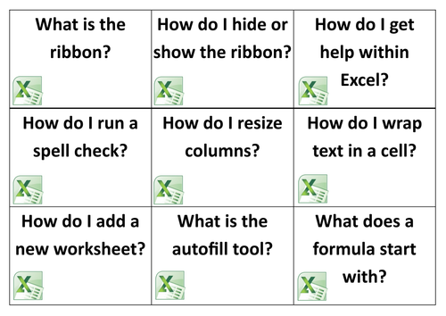 What do you know about Excel?