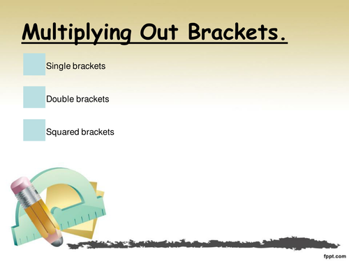 Angry Birds- Expanding Brackets