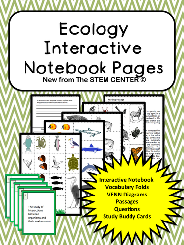 Ecology Interactive Science Notebook