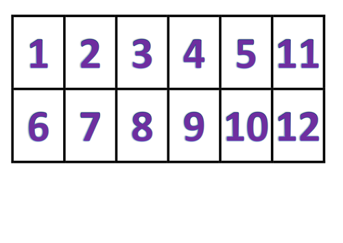 number cards 1 10 by ljj290488 teaching resources tes
