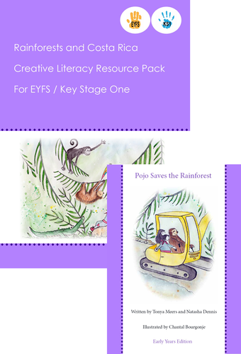Rainforests 6 week lesson plans linked with story book