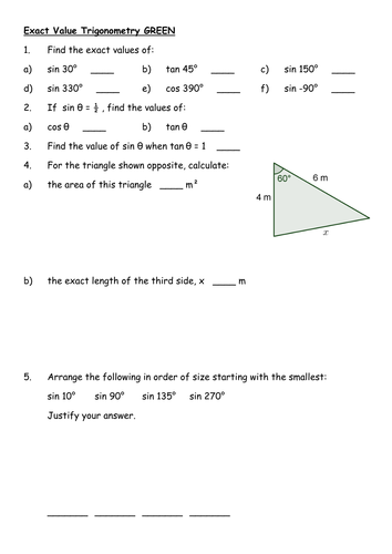 exact-value-trigonometry-by-pas1001-teaching-resources-tes