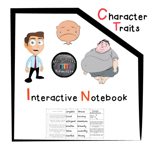 Character Traits Interactive Notebook