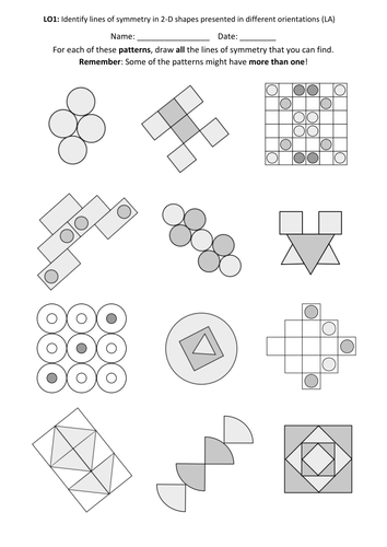 Year 4: Symmetry (Lesson 4) by - UK Teaching Resources - TES