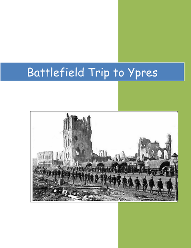 Ypres battlefield trip student workbooklet