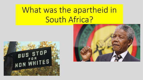 Apartheid in South Africa