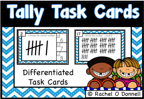 Tally Task Cards Differentiated