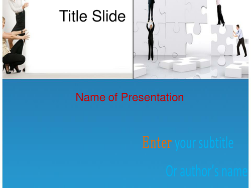 Team Work PPT Template