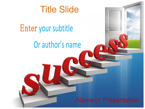 Success PPT Template 