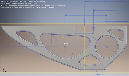 Product Design Development Quad-copter Alien Delta 