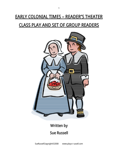 Early Colonial Times Class Play or Guided Reading Scripts