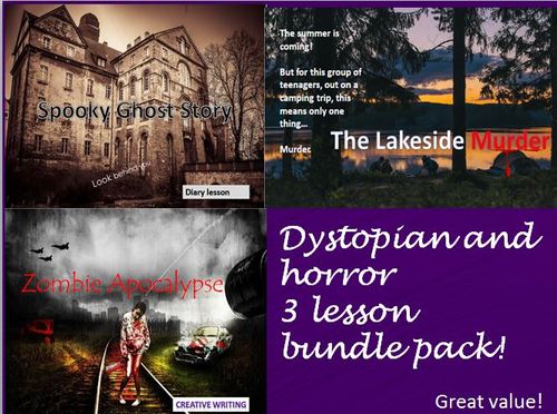 Dystopian and Horror - 3 Lesson Bundle