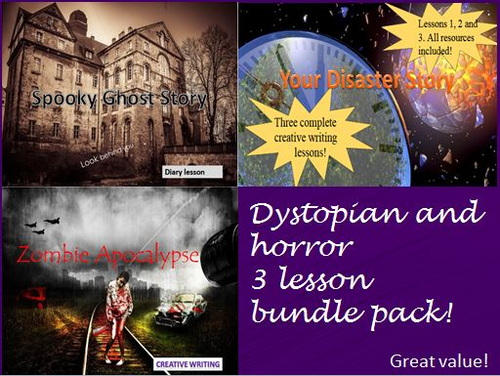 Dystopian and Horror -  3 Lesson Bundle