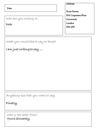 Letter Writing | Teaching Resources