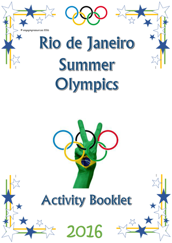 Rio Olympics 2016 themed literacy and general Olympic activities