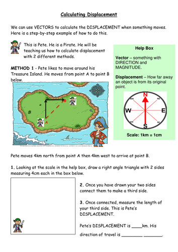Calculating Displacement (Vector)