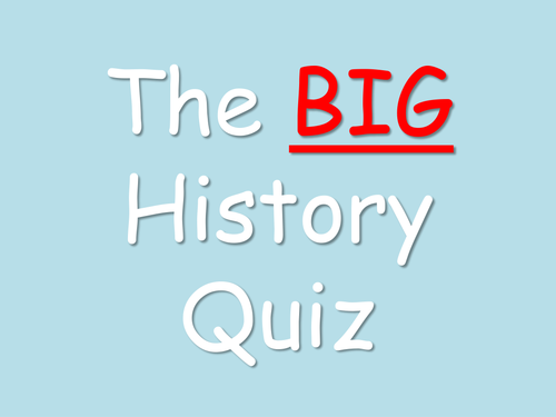 End of year 11 history quiz - fun and exam practise