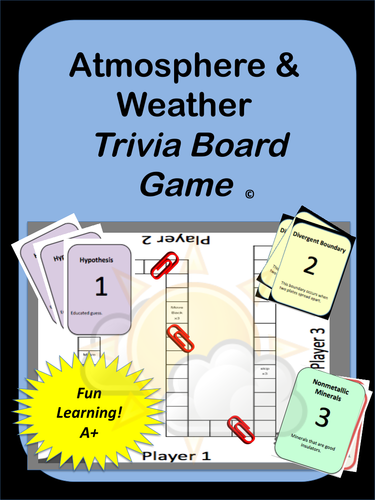 Atmosphere Trivia Board Game