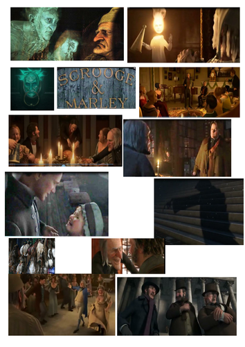 A Christmas Carol in key pictures for plot timeline revision