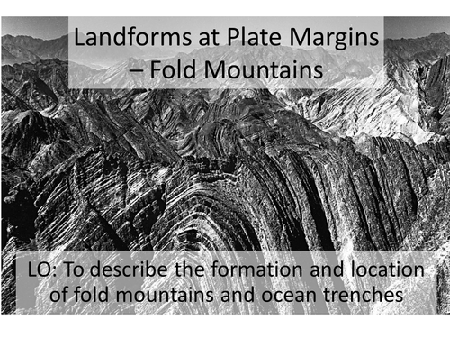 Fold Mountain and Ocean trench formation (with oreos and towels!)