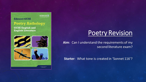 Poetry - Pre-Exam Walkthrough 