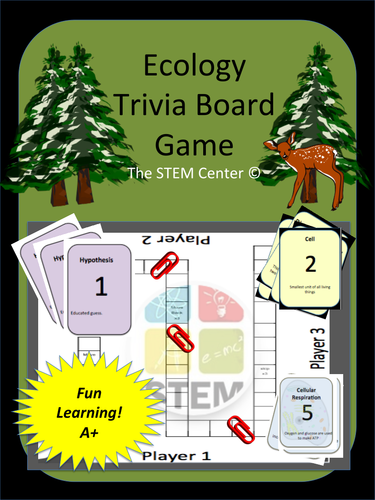 Ecology Trivia Board Game