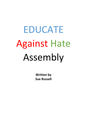 Educate Against Hate Assembly