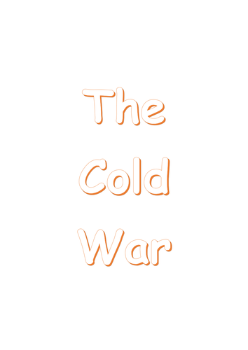 Causes of the Cold War revision for igcse/gcse