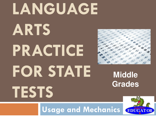 TEST PREP : Language Arts Practice for State Tests