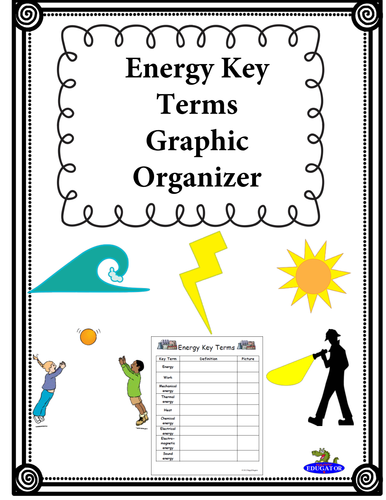 Forms of Energy Graphic Organizer