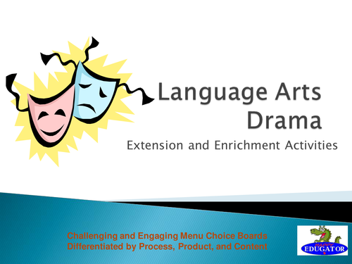 Drama Extension Activities PowerPoint