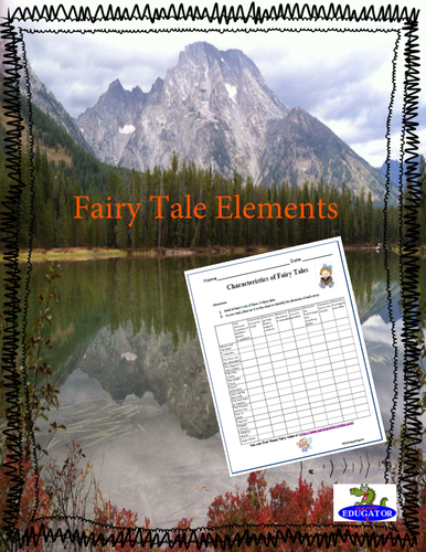 Fairy Tales Reading Activity