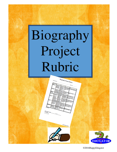 Biography Project Rubric