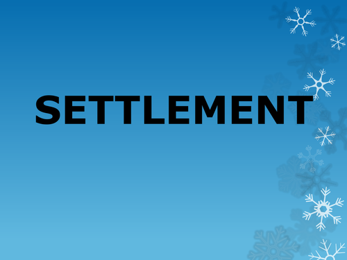 Settlements Test by tafkam - Teaching Resources - TES