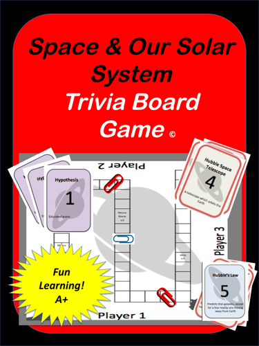 Space Trivia Board Game
