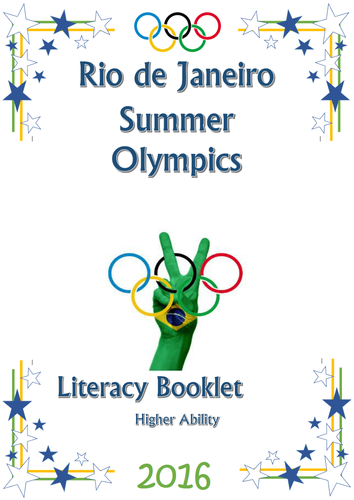 Rio Olympics 2016 themed literacy activities