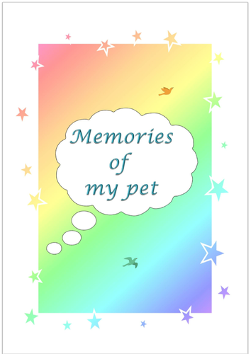 Memories of your pet