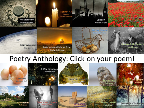 Eduqas poetry anthology 2016