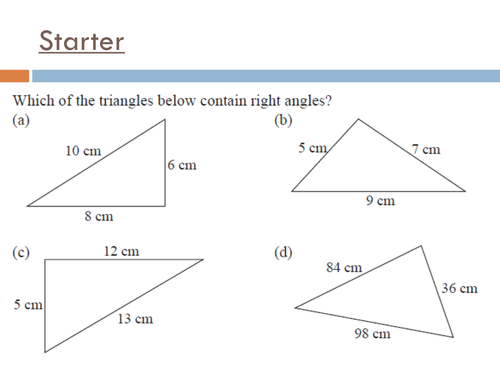 SOHCAHTOA - Basic trigonometry