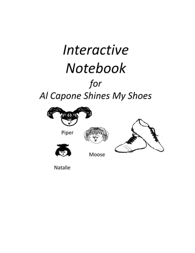 Interactive Notebook for Al Capone Shines My Shoes