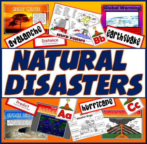 NATURAL DISASTERS TEACHING RESOURCES GEOGRAPHY VOLCANO EARTHQUAKE TSUNAMI etc