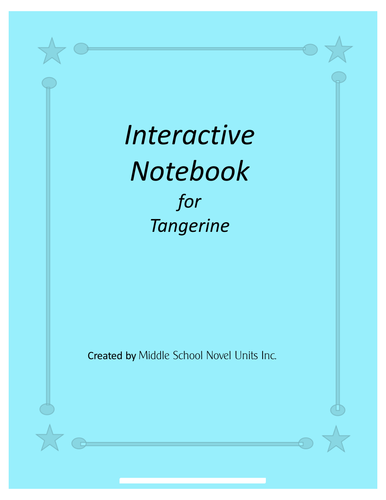 Interactive Notebook for Tangerine