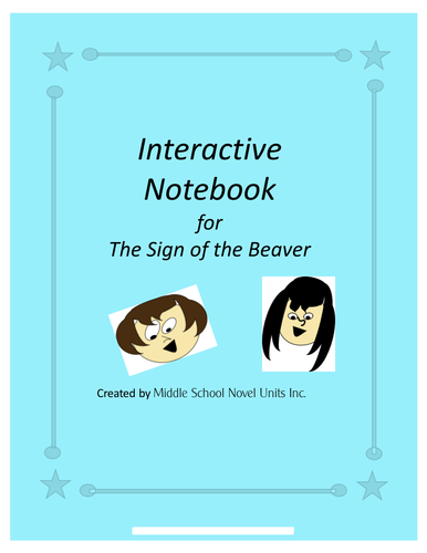 Interactive Notebook for The Sign of the Beaver