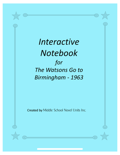 Interactive Notebook for The Watson's Go to Birmingham 1963